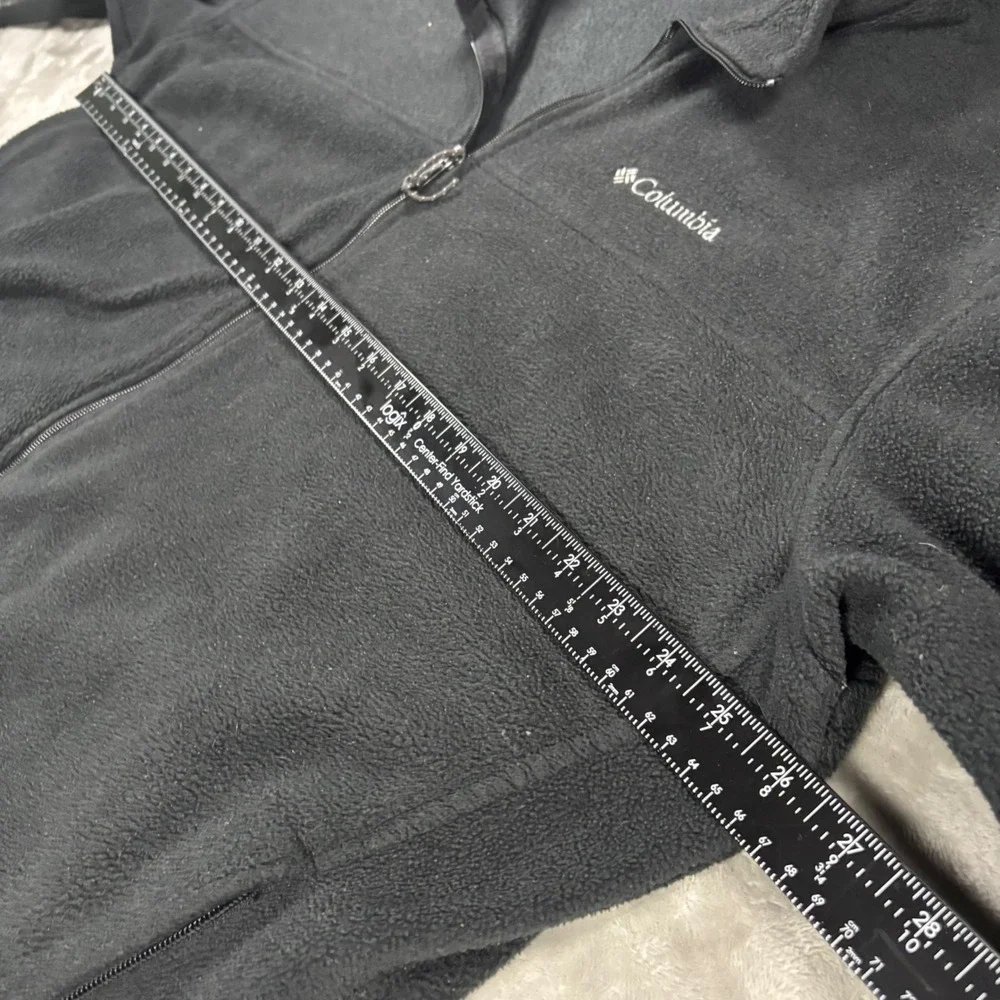 Columbia Mens XXL Black Full Zip Fleece Jacket South Carolina Palmetto Moon Logo